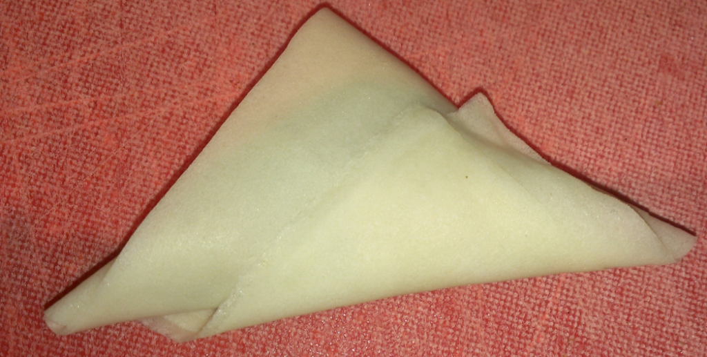 The final sealed Samosa