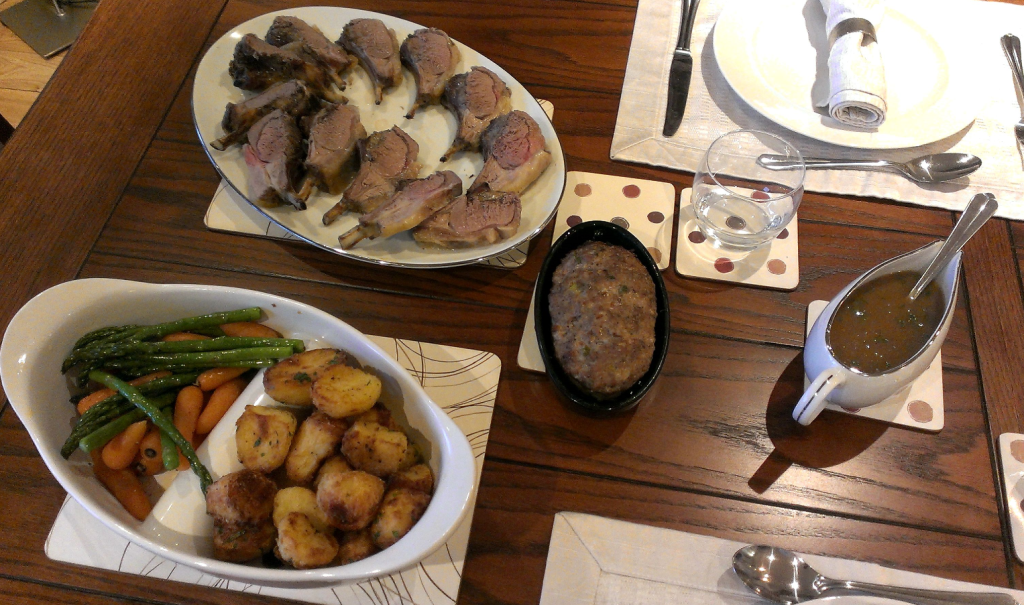 Sunday Roast for 2 with leftovers or for 4 without. 