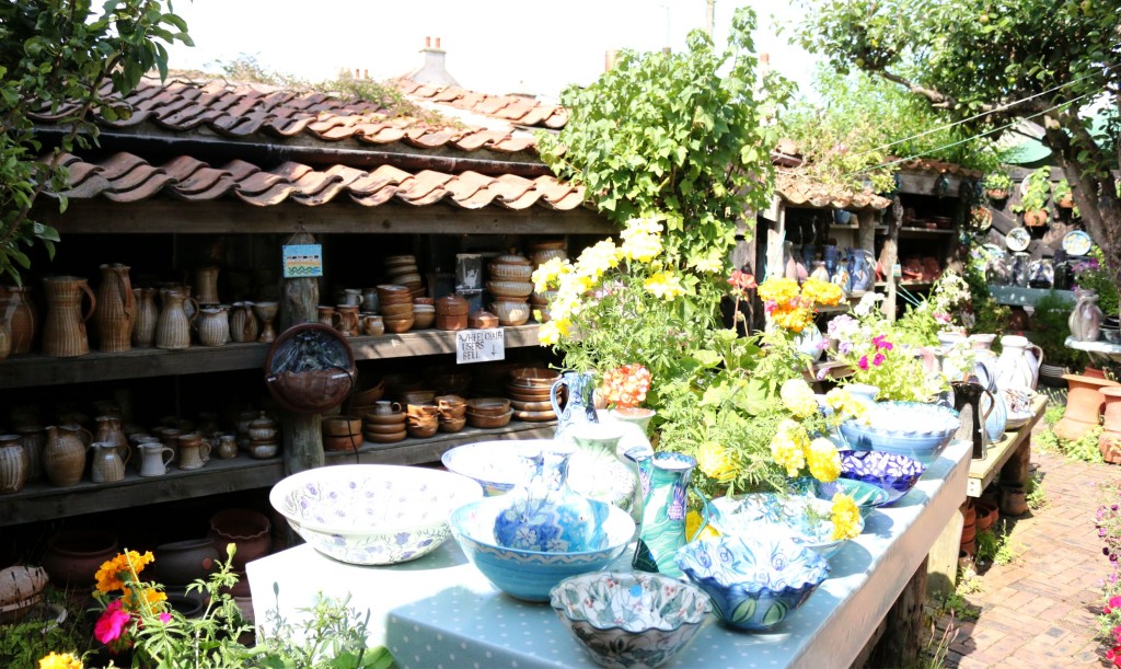 The Crail Pottery courtyard. 