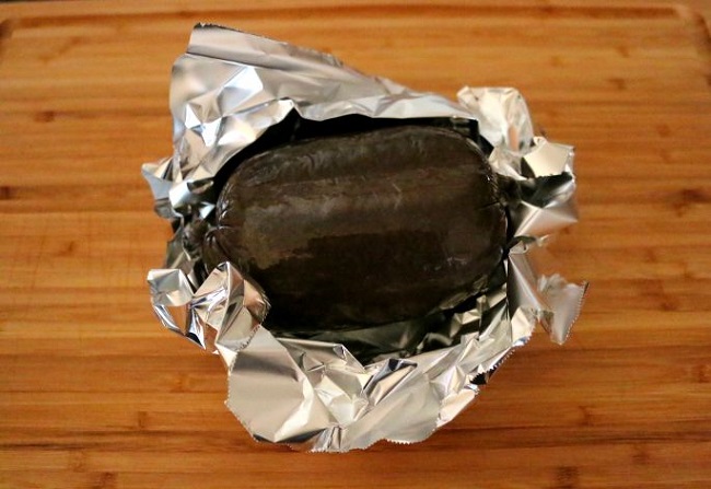 Wrap in foil for the oven method. 