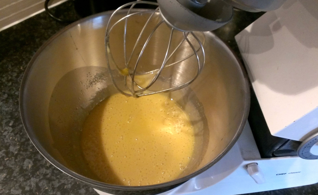 The oil, rather than butter, helps to keep the sponge very moist. 