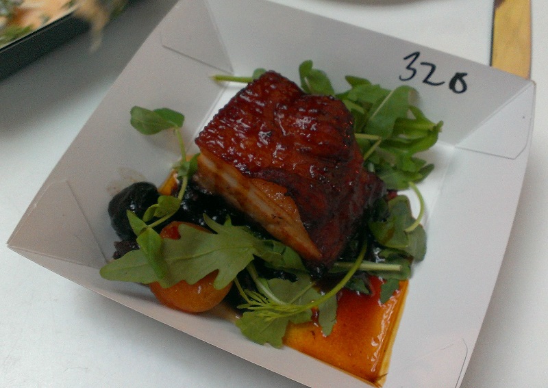 A delectable but difficult to share Pork Belly 