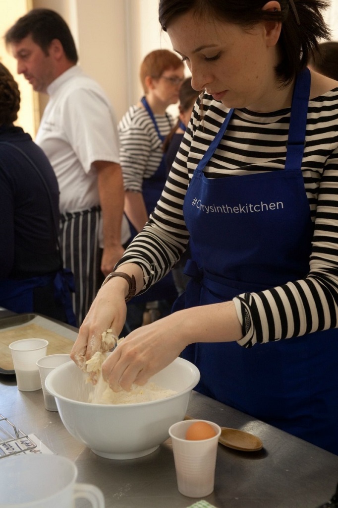 Making scones with super concentration