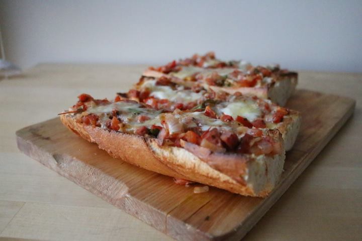 Bruschetta using tinned tomatoes