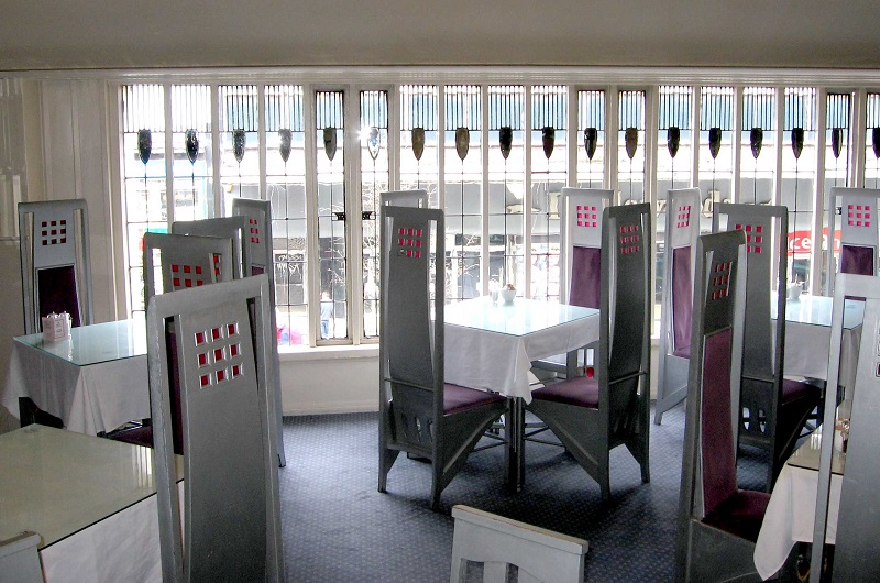 Glasgow's Rennie Mac designed tearooms. Image: Wikipedia