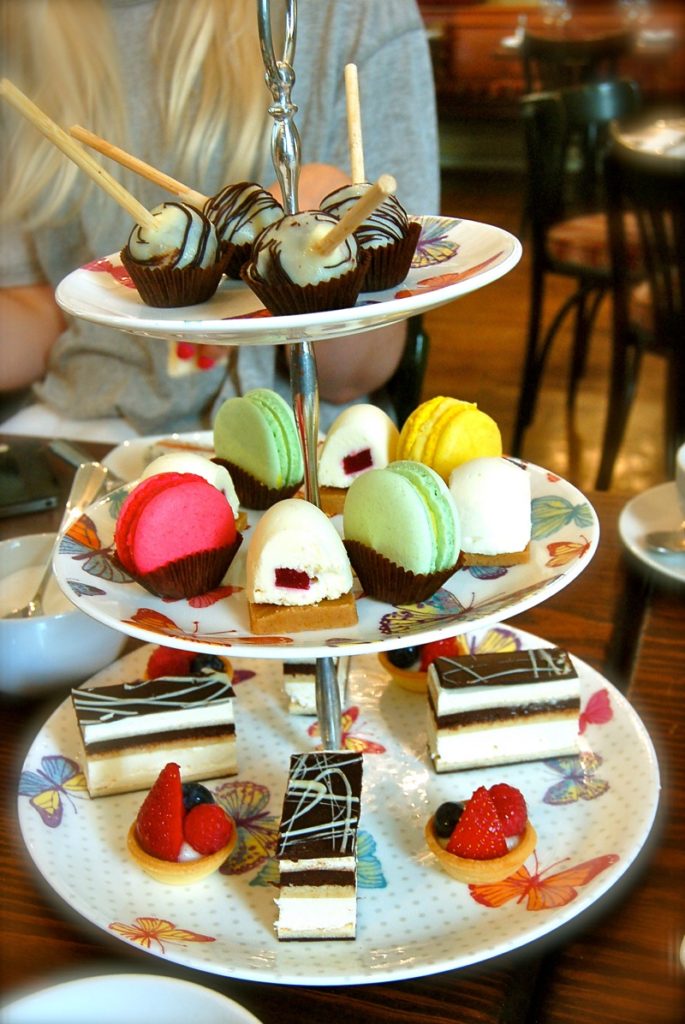 Pretty colours of an afternoon tea. Image: theonlycountrygirl.wordpress.com