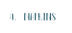 napkins